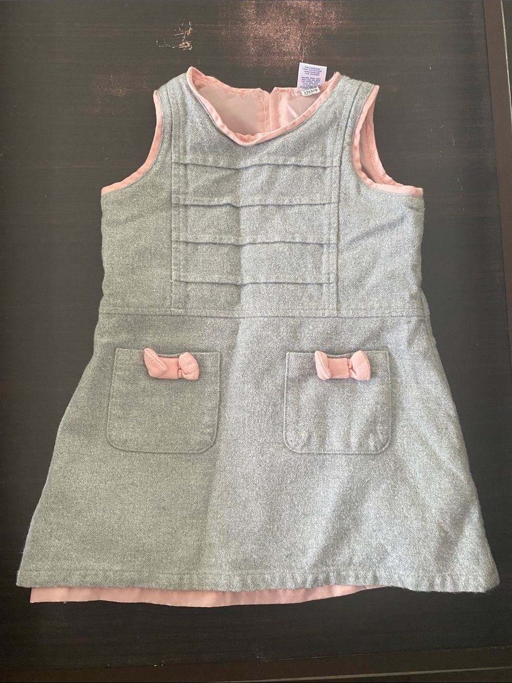 Old Navy Gray dress with pink trim